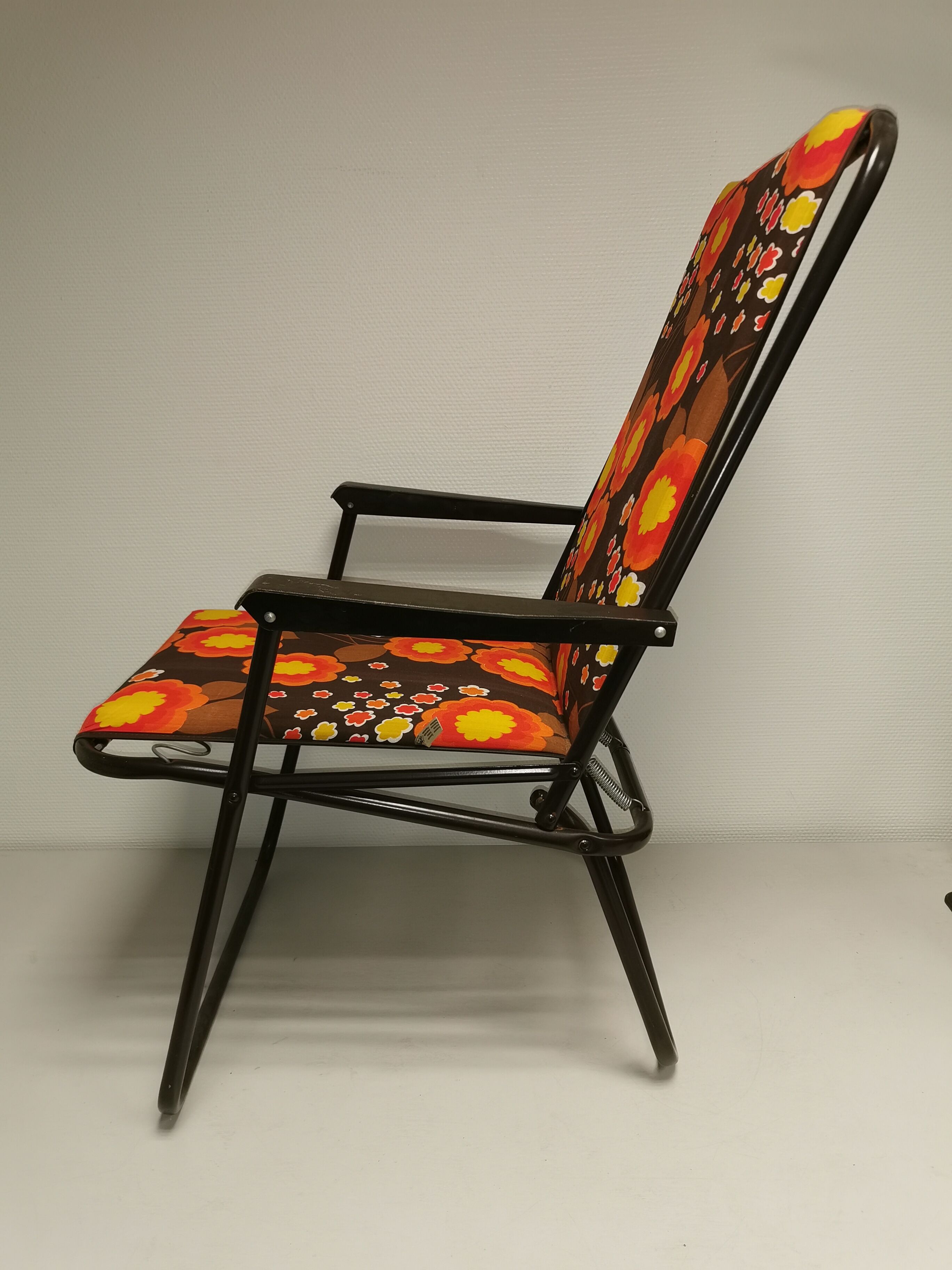 Vintage folding chair, Camping seat.