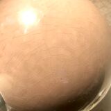 Vintage ceramic lamp foot