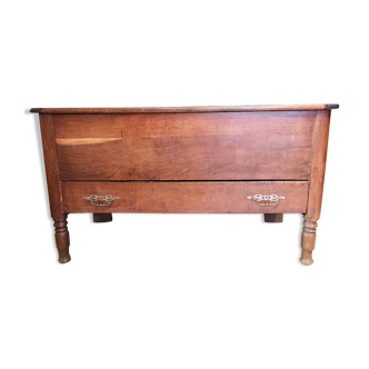 Old oak cabinet with drawer