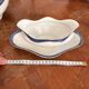 Old Sauce Boat White Blue Porcelain Limoges Gilded Betoule Legrand