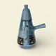 Grande cafetière à glaçure bleue mate, par Jean de Lespinasse, années 1950/1960