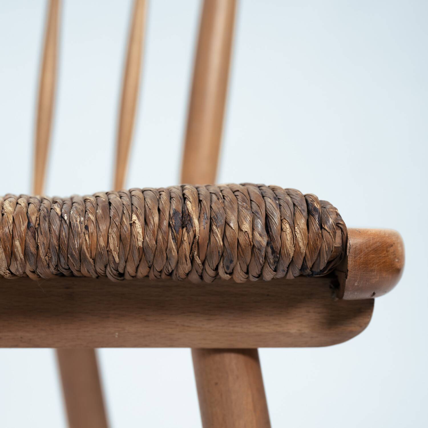 Banc en osier tressé Arno Lambrecht pour WK Mobel, 1950