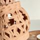 Handmade terracotta tealight candle holder
