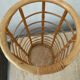 Vintage rattan umbrella stand 70s