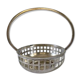 Silver metal bowl