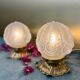 Adorable vintage floral lamp