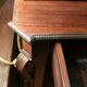 Two-part cabinet, recessed and with a glass-fronted display case, in Indian rosewood, circa 1850/60