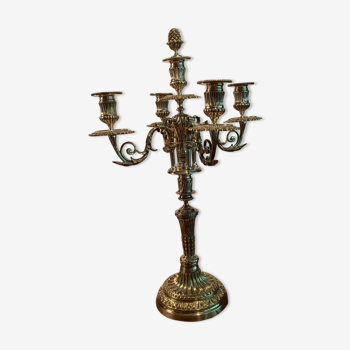 Modular candelabra in silver bronze Louis XVI style