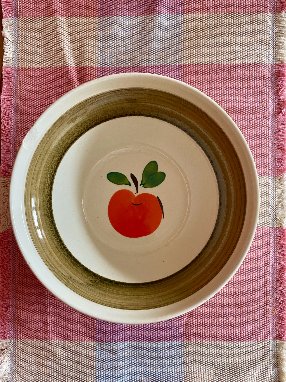 Italian ceramic salad bowl