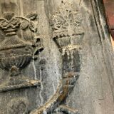 Fireplace bottom plate in cast iron XX century