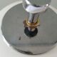 Italian glass table lamp, 70s