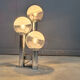 Vintage glass globe table lamp by Mazzega, 1970s