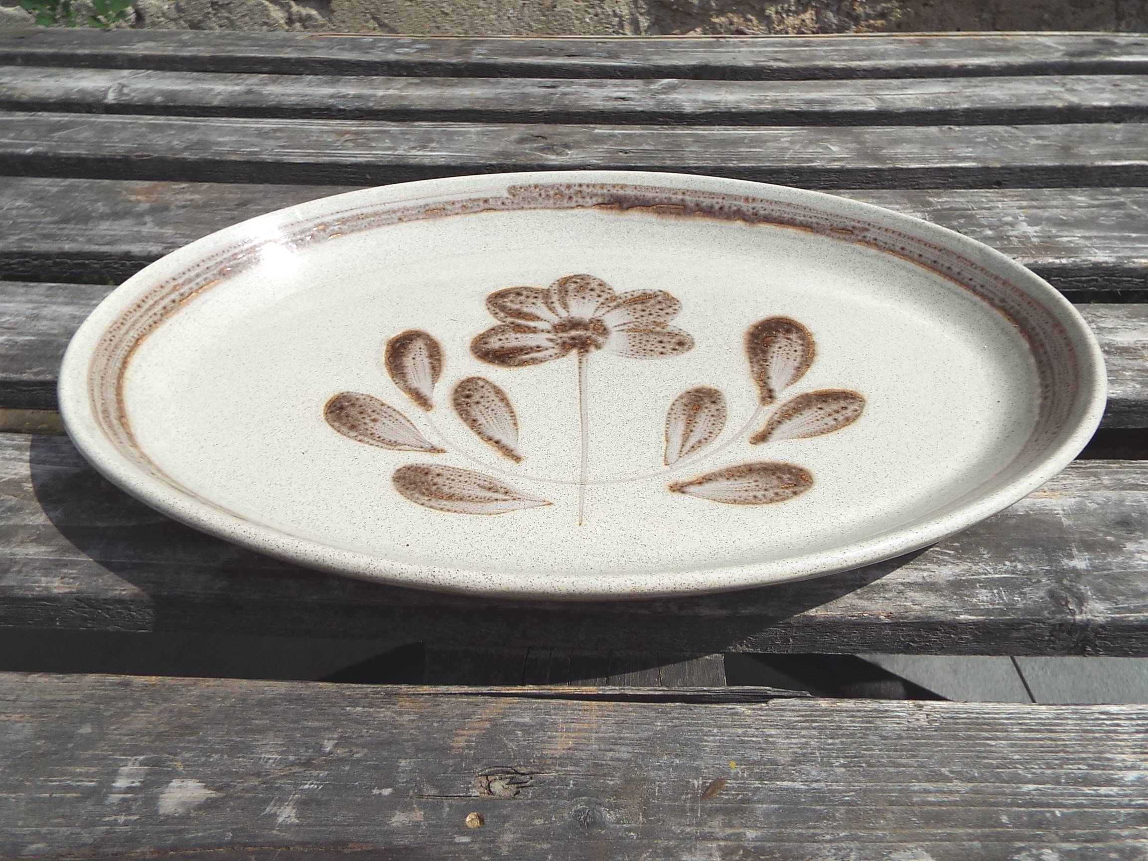 Oval dish Sarreguemines model Jocelyne