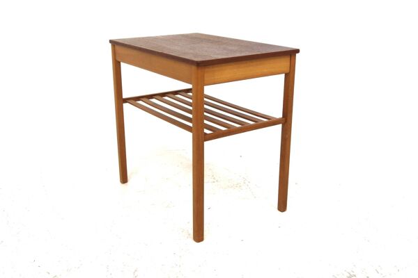 Table de chevet scandinave ''Joker'', Jean Huber, Tingströms, Suède, 1960