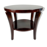 Glazed wooden coffee table in Art Deco style