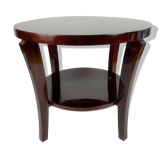 Table basse en bois vernis de style Art Deco