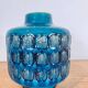 Turquoise ceramic vase, 1970