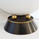 Pair of lamps Maison Arlus Steel Brass Glass 1950