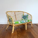 Vintage rattan lounge set 1970