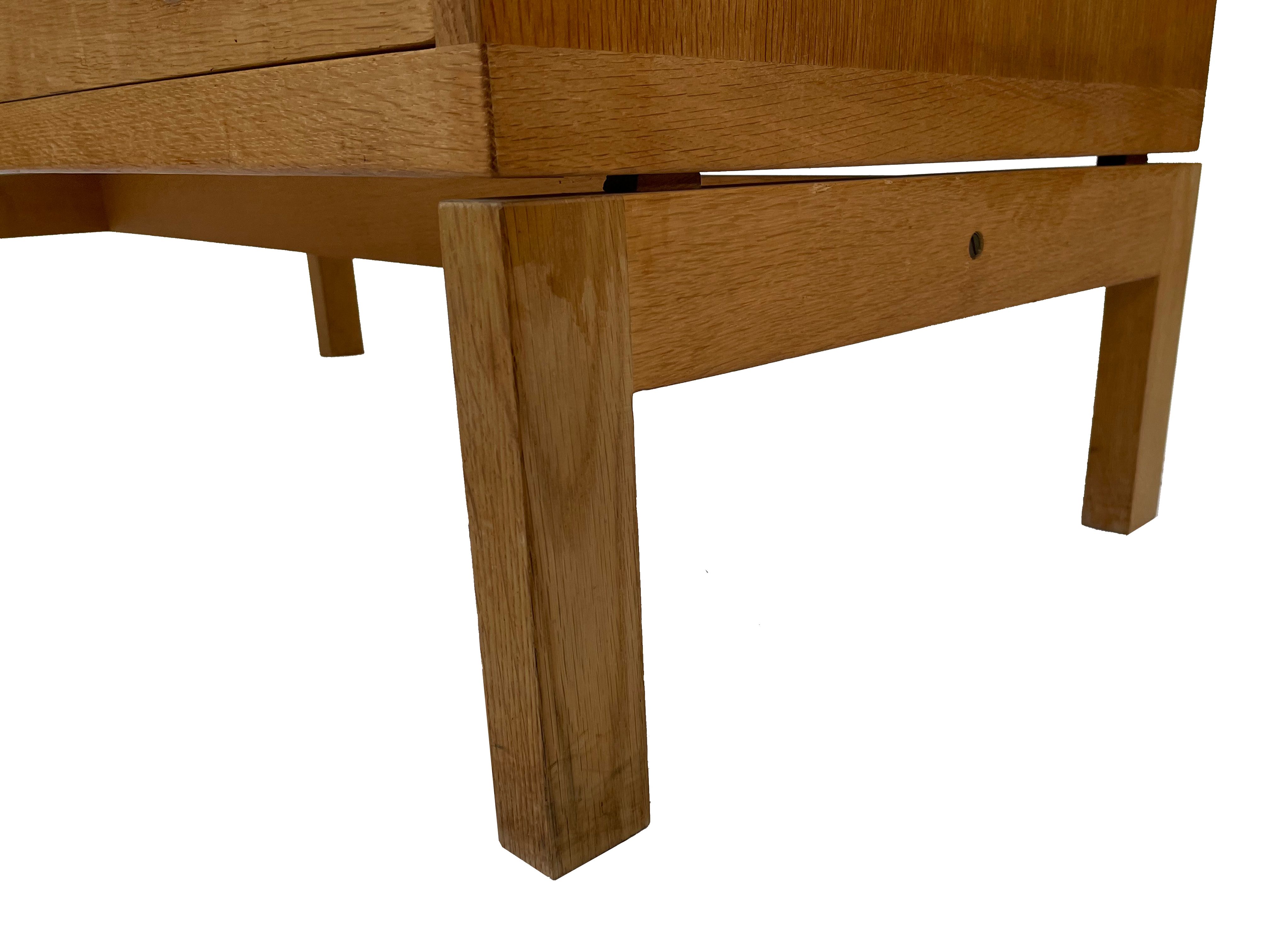 Hans J Wegner oak chest of drawers for RY Møbler, Denmark 60