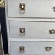 Antique Egyptian/Empire style chest of drawers with caryatids