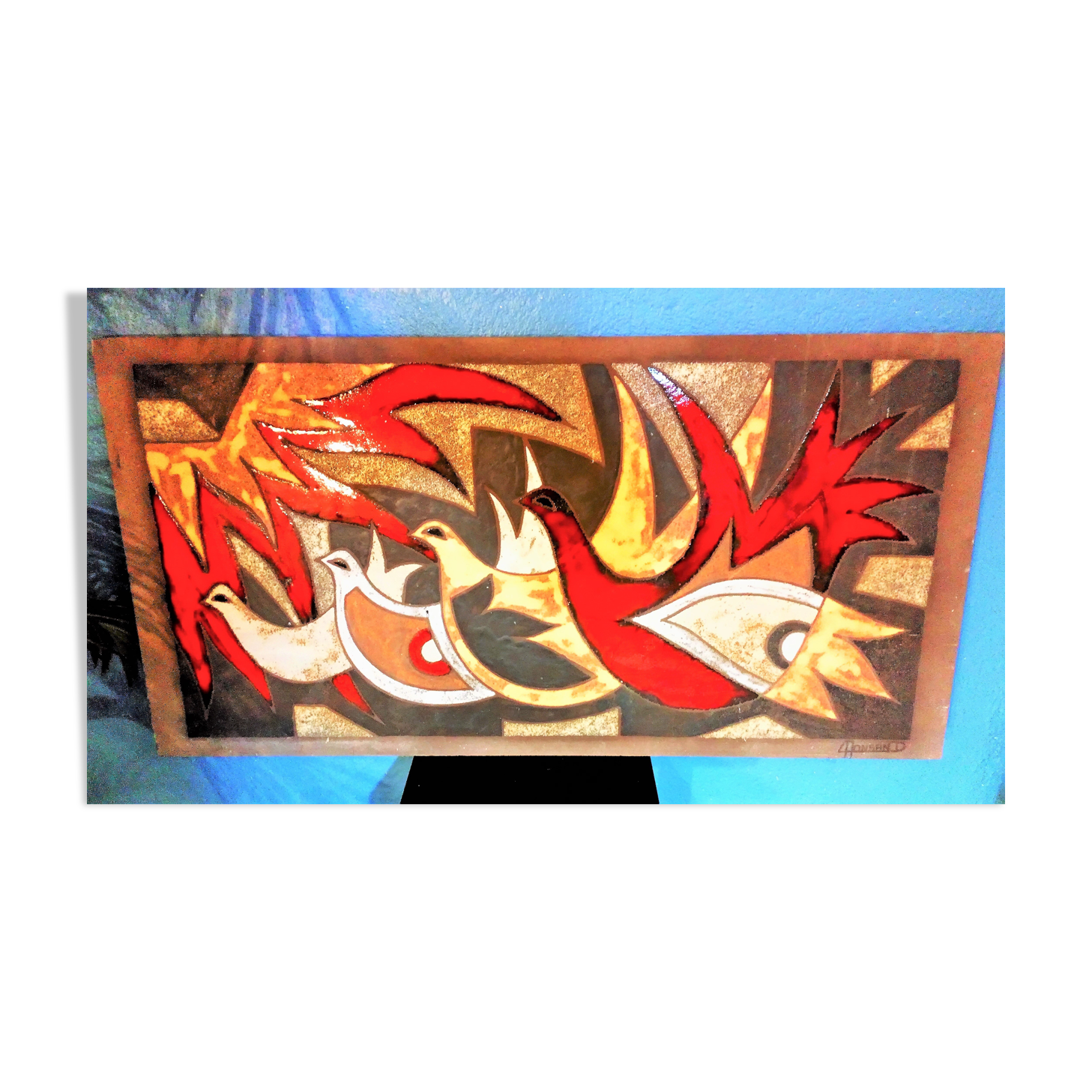 Wall plate Monsand 1950s