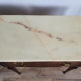 Pair of 1960s bedside tables with marble
