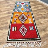 Corridor carpet 60x210 cm long traditional wool berber rug