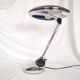 Adjustable chrome metal UFO lamp, space age, UFO, Aluminor, France, 1980.