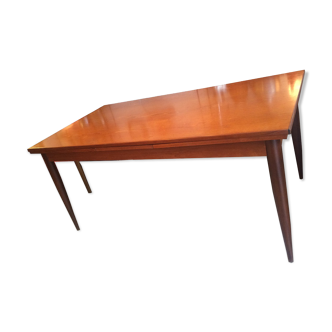 Scandinavian table in teak, built-in extensions, 1960