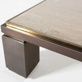 Travertine coffee table by Belgo Chrom