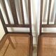 Two chairs with old cannages, 1920