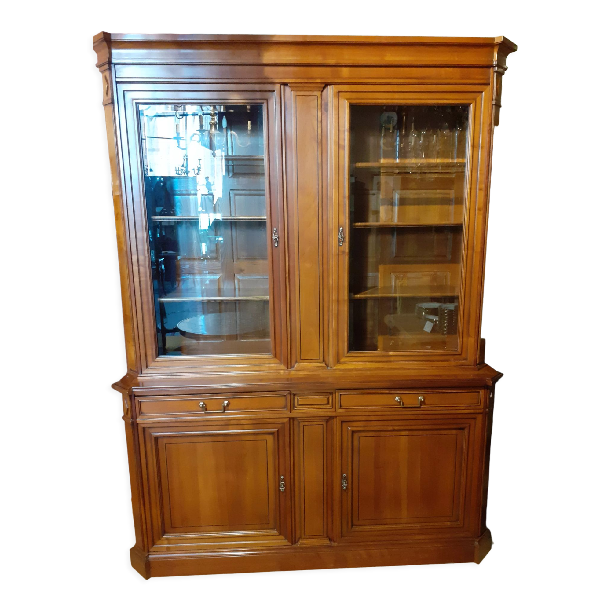 Directoire style bookcase