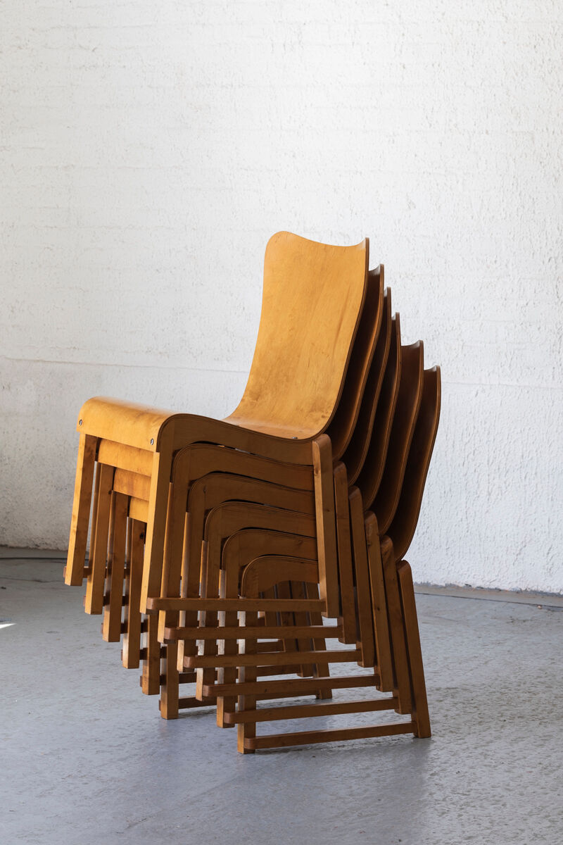 Set of 6 dining chairs by Bengt Jonsson, Sweden, 1950’s