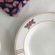 Lot de 3 assiettes creuses Salins, nénuphar