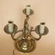 American table lamp 3 brass lights, 1950