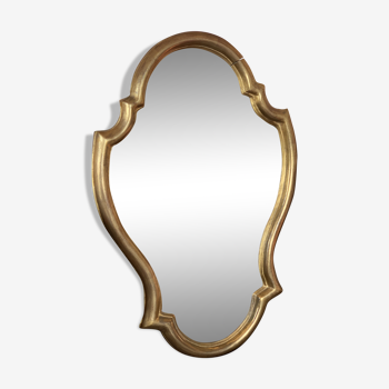 Miroir doré 43x64cm