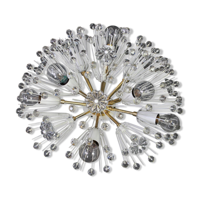 Lustre en laiton Starburst par Emil Stejnar, Autriche, années 1960