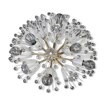 Lustre en laiton Starburst par Emil Stejnar, Autriche, années 1960