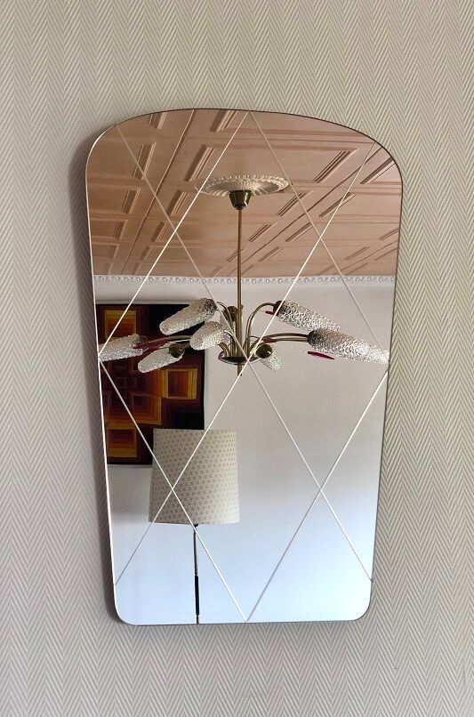Mirror mirror free form of the 60s 33x53cm