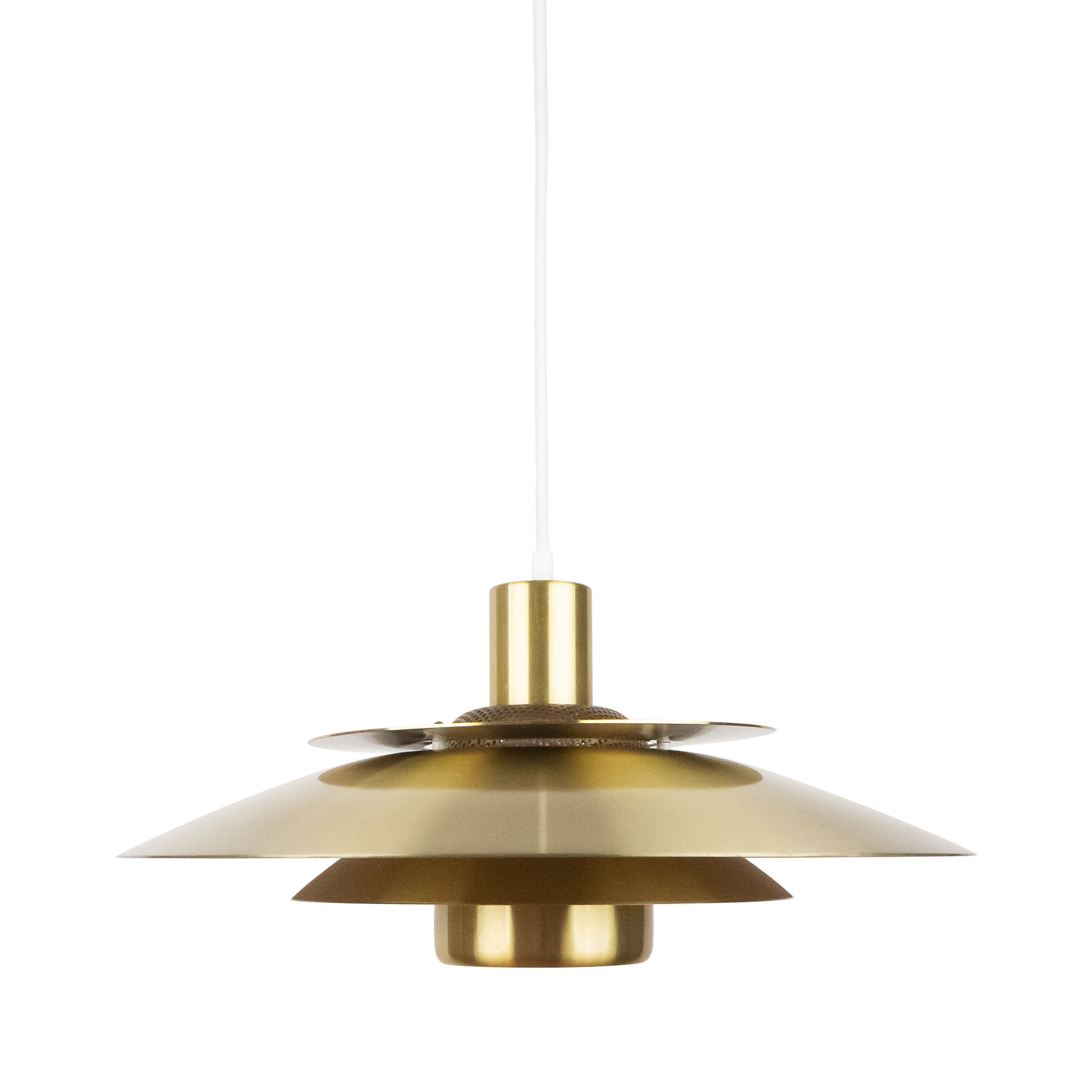 Danish vintage pendant lamp by Kurt Wiborg, Jeka, 1980s