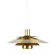 Danish vintage pendant lamp by Kurt Wiborg, Jeka, 1980s