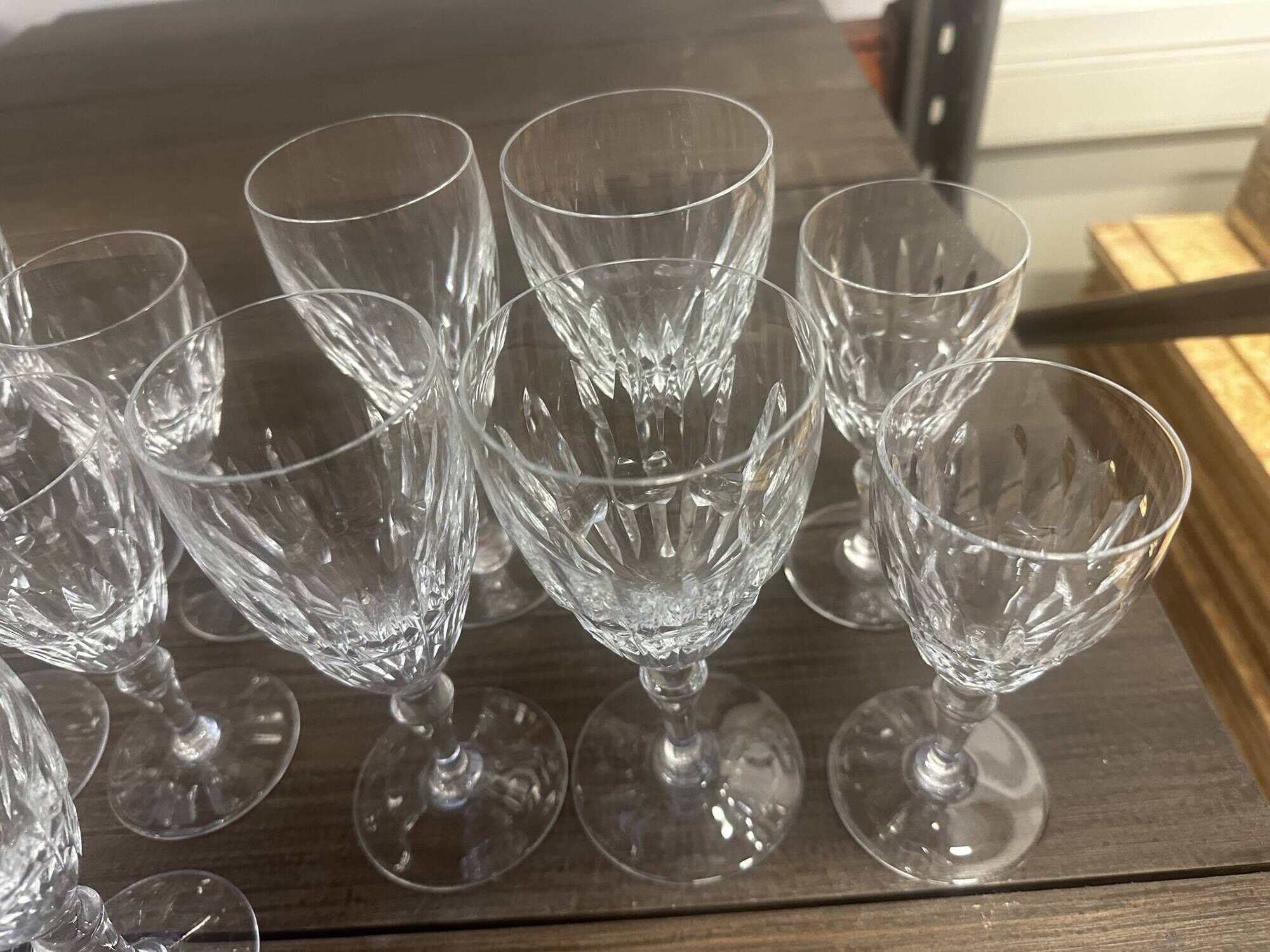 Service 24 old Baccarat glasses Deauville model