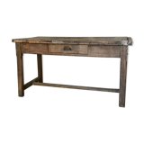 Old wooden farm table