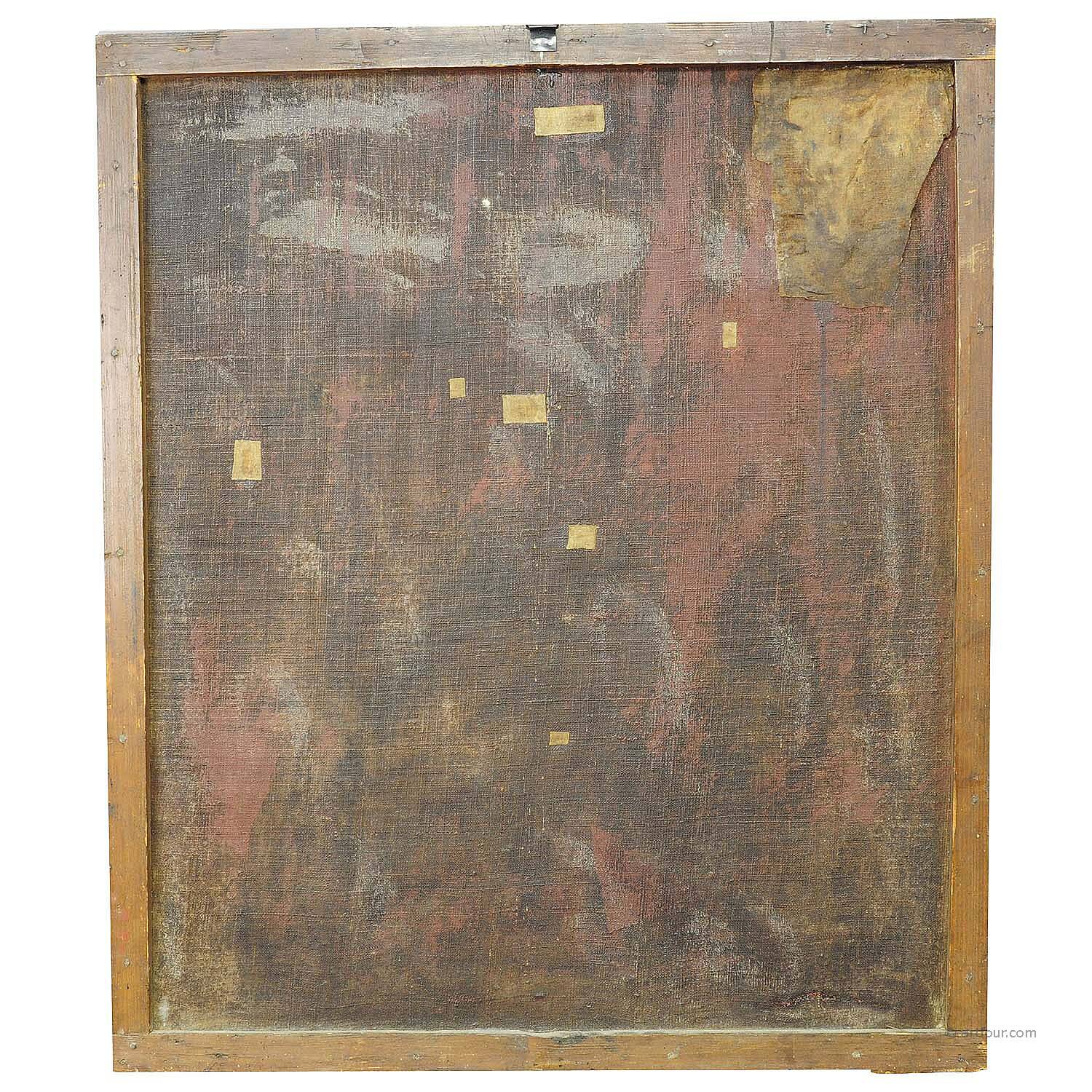 Oil painting miraculous image of Innsbruck Mary with child after Cranach