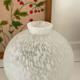 Speckled ball glass vase