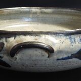 Flat ceramic stoneware signature to identify 20th century