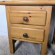 Paire de chevets en pin massif vintage