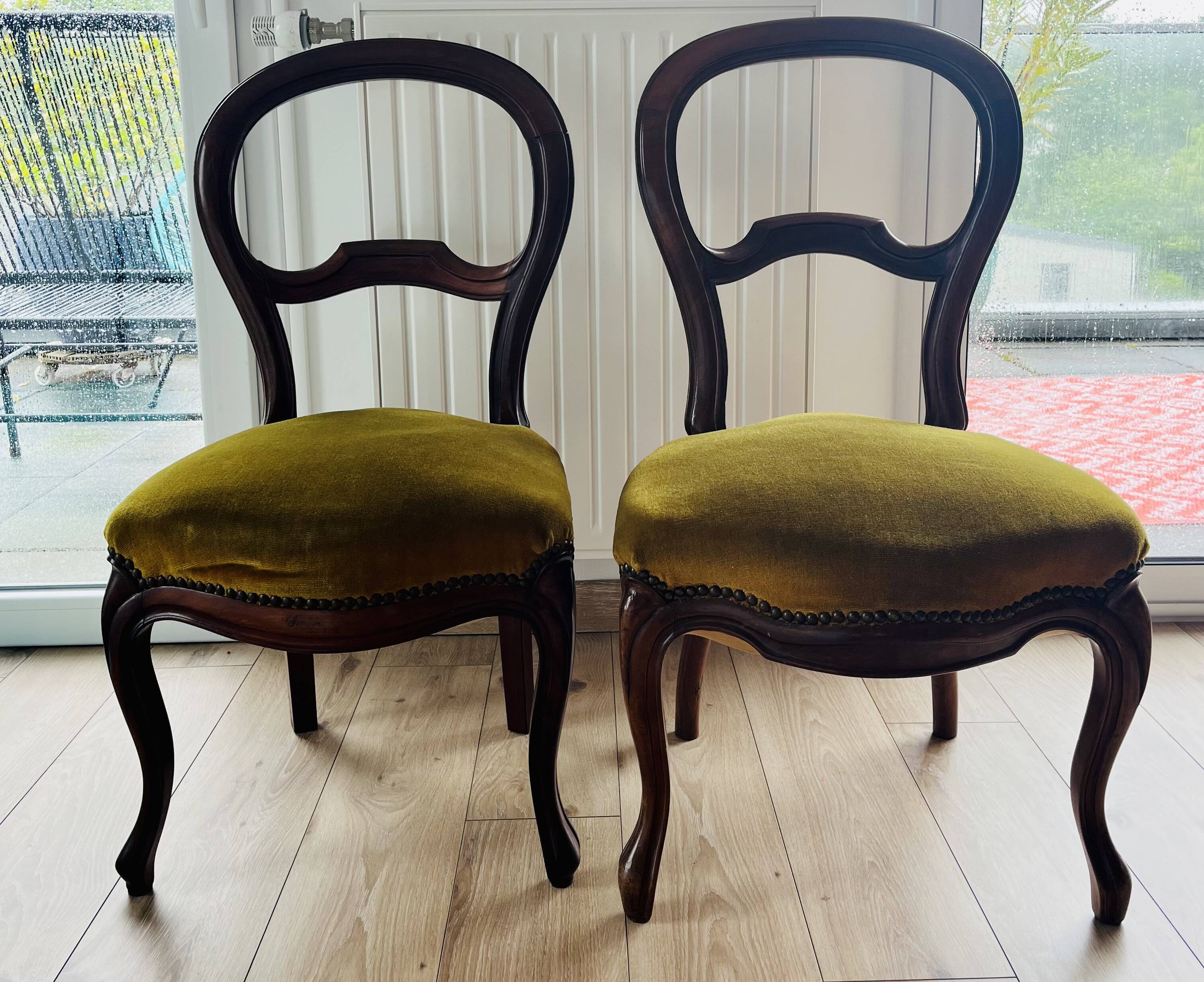 Paire de chaises Louis Philippe