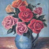 Painting signed Brault 1952